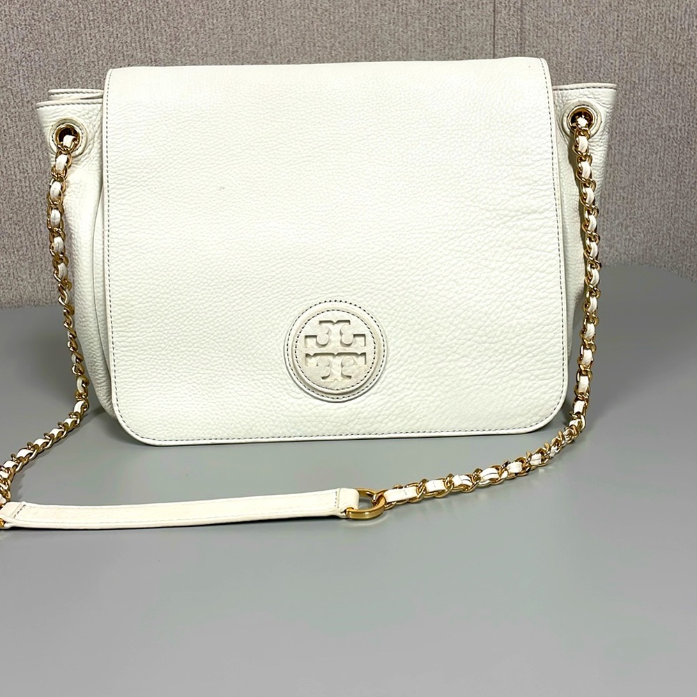 Tory Burch genuine leather handbag.